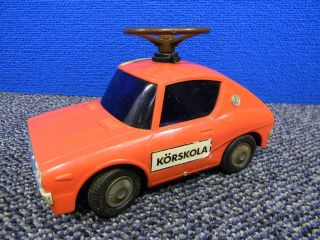 ✅ Rare Vintage Tn Nomura Japan Battery Operated Car " Korskola " Steerable