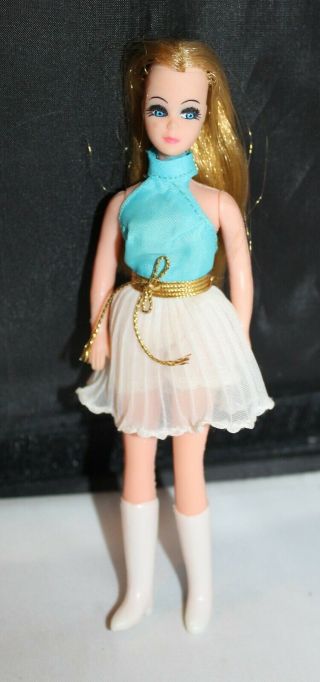 Dawn Doll Topper Toys 1970s Vintage Swing N Sway Mini Dress
