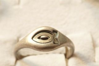Rare Estate 14k Gold And Sterling Silver Old Pawn Ring