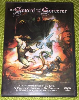 The Sword And The Sorcerer Dvd (1982) Rare Anchor Bay Action/adventure Fantasy