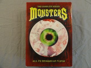 Monsters: The Complete Series (dvd,  2014,  9 - Disc Set) Rare