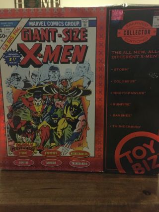 Marvel Collector Editions Of Giant Size X - Men Toybiz 1998 Rare Red Box Set (r)