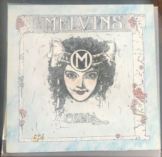 Melvins " Ozma " Lp 1989 Boner Press Nm/vg,  With Insert Rare