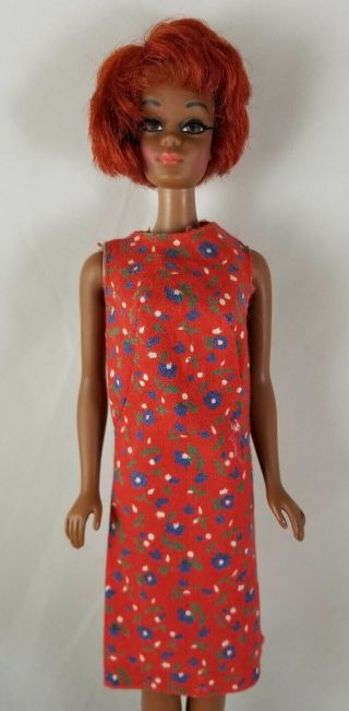 Barbie Japanese Exclusive Doll Red Floral Flower Dress Rare Je