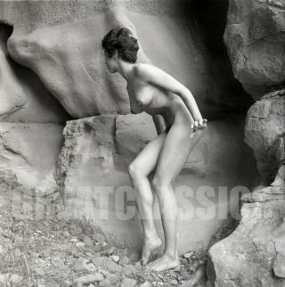 Frances Davis Svelte Nude Nature Model 1965 2 1/4 Camera Negative Peter Basch