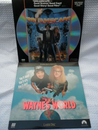 Dreamscape Laserdisc Very Rare Dennis Quaid,  Waynes World