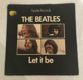 The Beatles Let It Be 7 " 1st Pressing 1970 Apple R5833 Rare