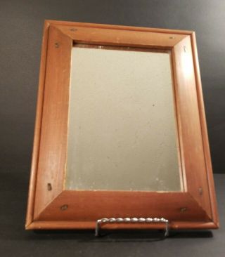 Vintage Cohasset Hagerty Colonial Wood Framed Mirror 11 " X 9 "