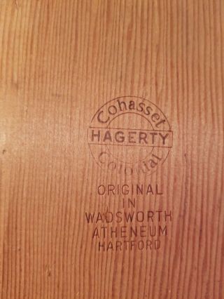 Vintage Cohasset Hagerty Colonial Wood Framed Mirror 11 
