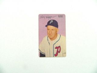 1953 Mothers Cookies Baseball Card Clay Hopper 51 Pacific Coast League Rare