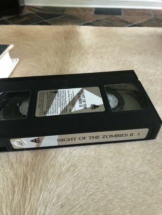 Night of the Zombies 1981 VHS Jamie Gillis RARE Horror Clamshell Prism Entertain 2