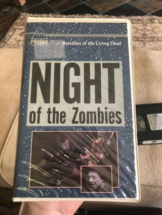 Night of the Zombies 1981 VHS Jamie Gillis RARE Horror Clamshell Prism Entertain 3