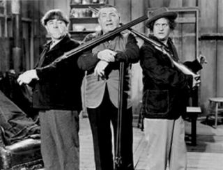 Three Stooges " Idiots Deluxe " Rare 16mm Kodak Of A 1945 Short