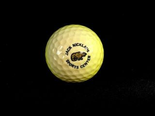 Rare Vintage Logo Golf Ball: Jack Nicklaus Golf Center