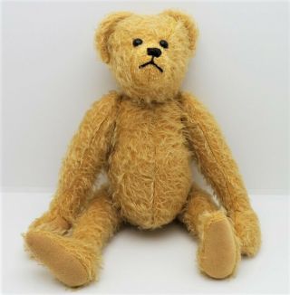 Estate Vtg 1940s - 60s? Steiff Jointed Mohair 11 " Teddy Bear Unmarked No Button