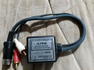 Rare Old School Alpine 4913 Cd Changer Audio Adapter Car Stereo 7909 5959 Era