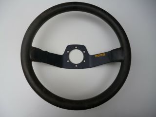Rare Leather Momo Deepdish Steering Wheel 345mm From Italy