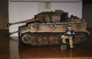 Early King & Country Ws15 Panzer Ace Michael Wittmann Camo Heavy Tiger Tank Rare