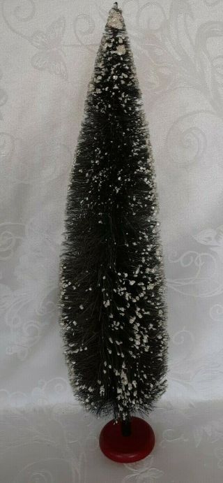 Vintage Tall Bottle Brush Christmas Tree 21 " Rare Exc.  $32.  99