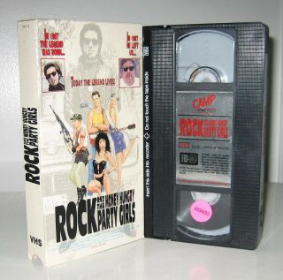 Rock And The Money Hungry Party Girls Rare Indie Vhs Camp Home Video Debra Lamb
