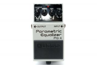 Boss Pq - 4 Parametric Equalizer Rare Effect Pedal [excellent,  ] In Japan 1025