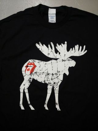 The Rolling Stones A Bigger Bang Tour T Shirt 05/06 Size Large Rare moose Canada 2