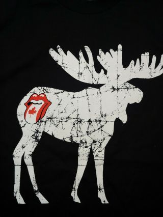 The Rolling Stones A Bigger Bang Tour T Shirt 05/06 Size Large Rare moose Canada 3