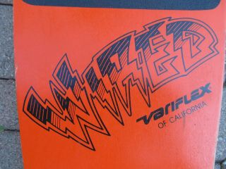 Vintage hard to find Variflex WIRED rad cut Skateboard Old School 80s RARE deck 2