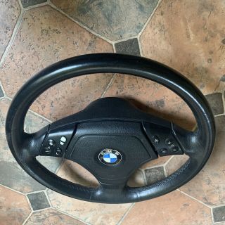 BMW E46 325i 323i 328i 328ci 323ci Rare Early 3 Spoke Sport Steering Wheel OEM 2
