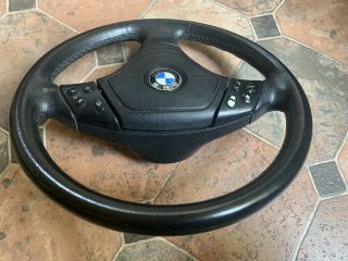 BMW E46 325i 323i 328i 328ci 323ci Rare Early 3 Spoke Sport Steering Wheel OEM 3
