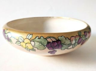 Antique T & V Limoges France Hand Painted Porcelain Bowl Fruit 1892 - 1907 Mark