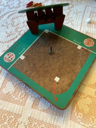 RARE Vintage 1940 ' s Pro Base Ball Roulette Wheel Game with Box 3