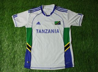 Tanzania National Team 2009/2010 Rare Football Shirt Jersey Away Adidas