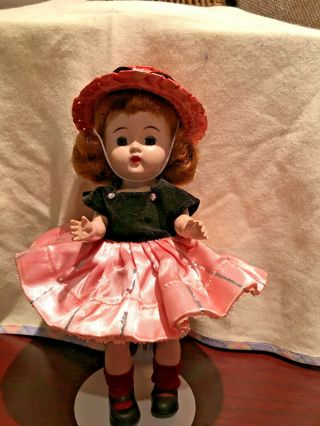 Vintage 8 " Cosmopolitan Ginger Doll Ginny Size In Tagged Outfit