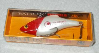 Nos - Vintage Rapala Advertising Lure - Rare " Northwest Airlines " - In Cb Box