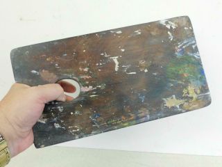 Really Old Early Artist Art Old Painting Palette