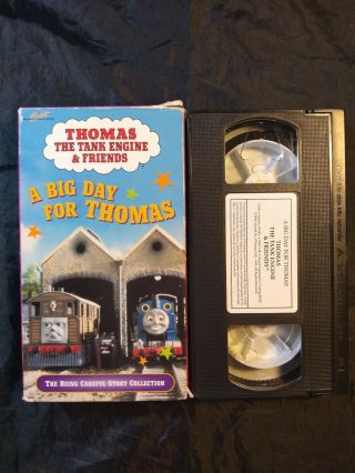 Vintage Rare Thomas Train The Tank Engine Friends A Big Day For Thomas Vhs Video