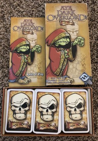 Aye Dark Overlord 2009 Card Game Rare Rigor Mortis Fantasy Flight Games