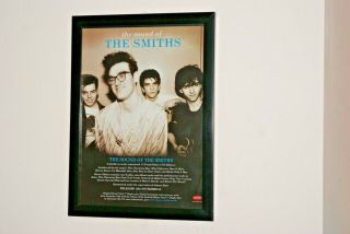 The Smiths Framed A4 Rare 2008 `sound Of Smiths` Album Promo Poster