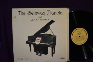 The Steinway Pianola Meets Rocky Horror 1980 Lp Rare In Shrink Nm