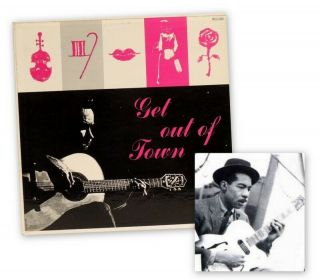 Chauncey " Lord " Westbrook ‎– Get Out Of Town Lp 1956 Melba Rare Jazz Guitar