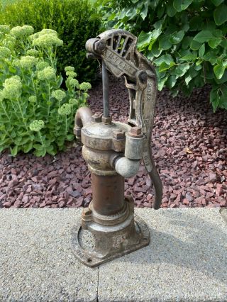Rare Vintage F E Myers Hand Water Well Pump W Spout Pat 1912 Farm