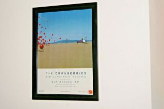 Cranberries Framed A4 Rare 2001 Wake Up & Smell Coffee Album Poster