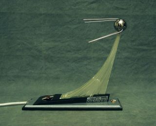 Exclusive Vintage Soviet Russian Space Sputnik Rocket Desktop Lamp USSR RARE 3