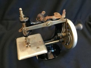 Antique Singer Toy Miniature Hand Crank Sewing Machine