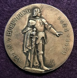 Switzerland Shooting Medal Bern 1897 Silver Rare Richter 234a