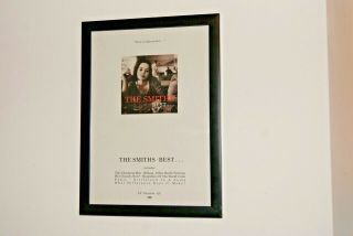 The Smiths - Framed A4 Rare 1992 ` Best `album Poster