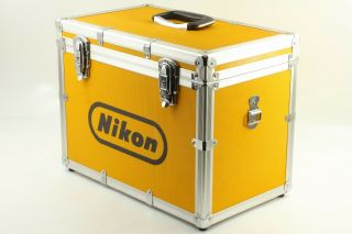RARE 【EXC,  5】 Nikon Yellow Aluminum Hard Camera Case From JAPAN a657 3