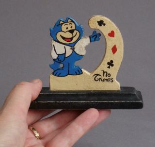 Rare Vintage Benny The Ball Top Cat Trump Marker Bridge/whist Playing Card Suit