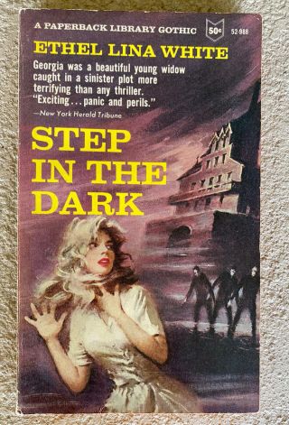 Step In The Dark Ethel Lina White Rare Mystery Horror Gothic Novel